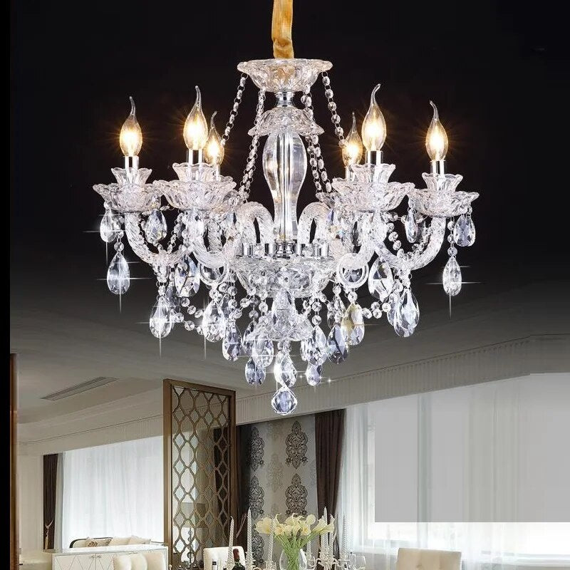 New Luxury K9 Modern Crystal Lustres De Cristal Lamps Chandeliers