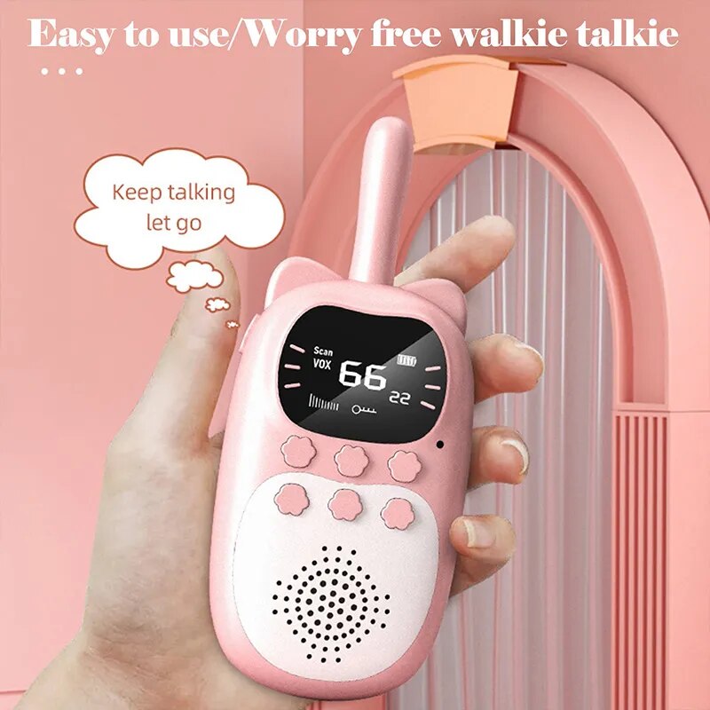 Electronic Toys Children Spy Gadgets Baby Radio Phone 3km Range