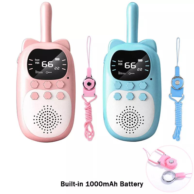 Electronic Toys Children Spy Gadgets Baby Radio Phone 3km Range