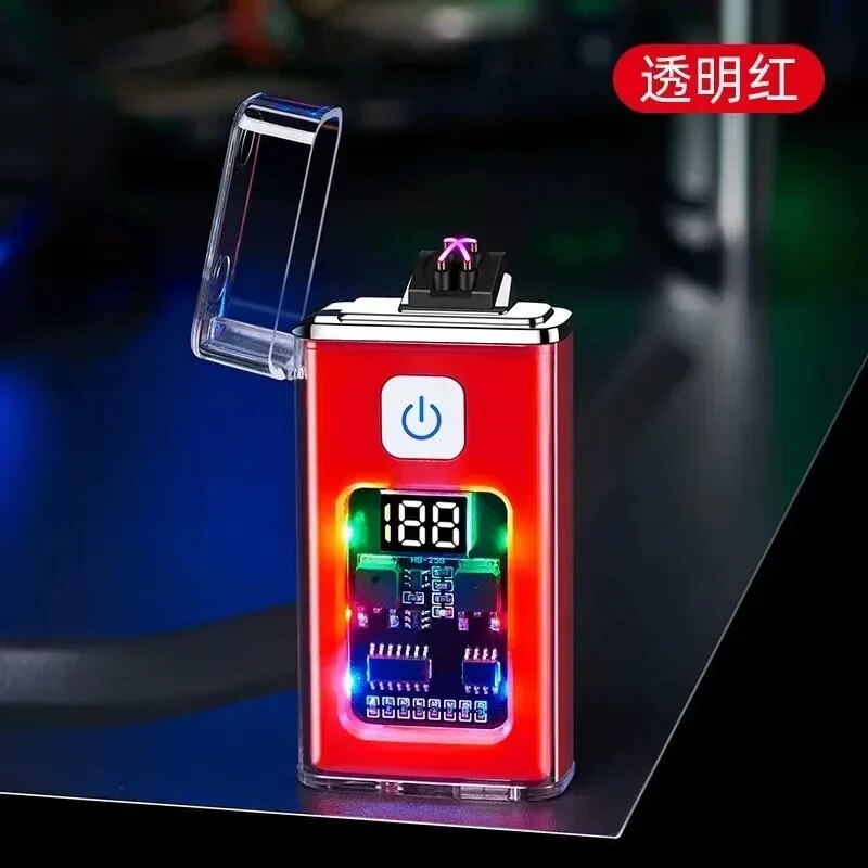 Rechargeable Electric Lighter Cool Windproof Dual ARC Plasma Lighters