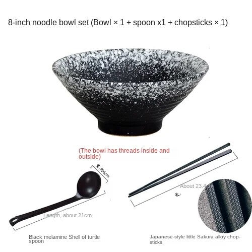 Japanese creative tableware set, commercial bamboo hat ceramic bowl