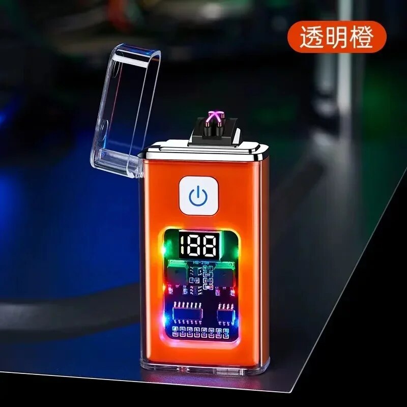 Rechargeable Electric Lighter Cool Windproof Dual ARC Plasma Lighters