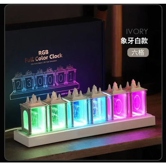 VX RGB Pseudo-nixie Tube Electronic Digital Clock